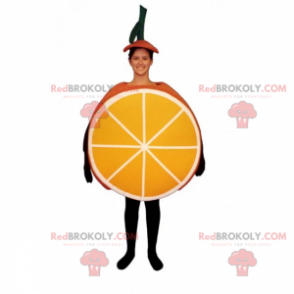 Mascotte de demi orange - Redbrokoly.com