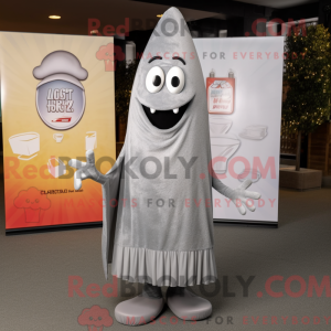 Gray Aglet mascot costume...
