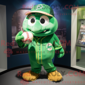 Zielony baseballhanske...