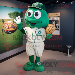 Zielony baseballhanske...
