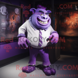 Figura de máscara de ogro...