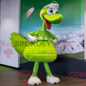 Limegrønn...