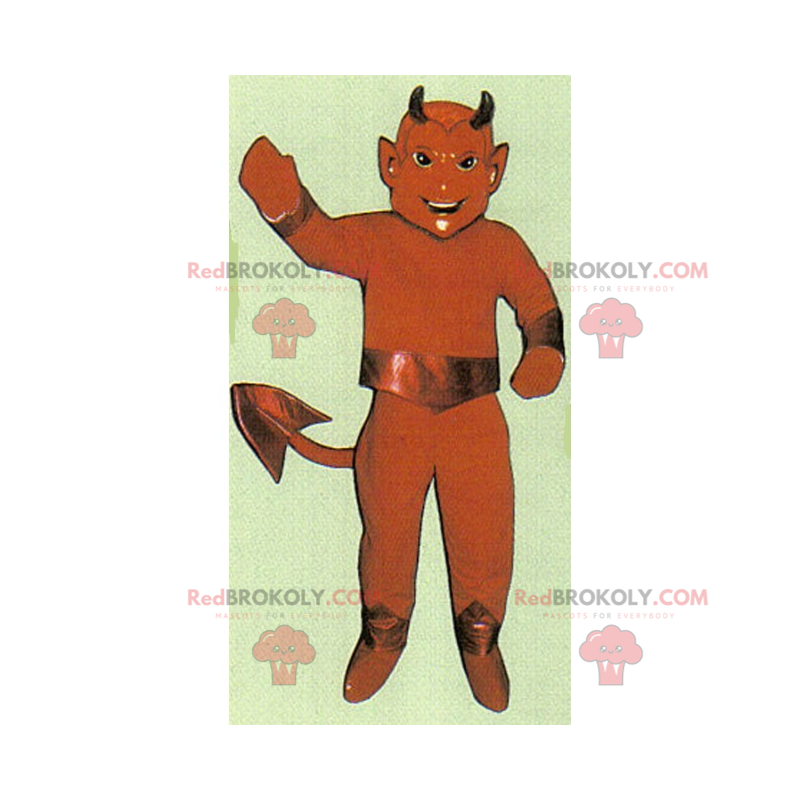 Mascotte de diable souriant - Redbrokoly.com