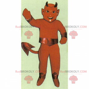 Smiling devil mascot - Redbrokoly.com