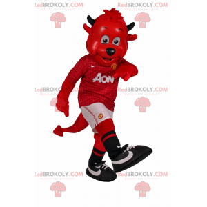 Imp-mascotte in voetbalkleding - Redbrokoly.com