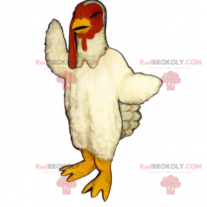 Mascota de pavo - Redbrokoly.com