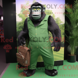 Forest Green Gorilla mask...