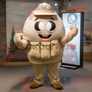 Tan Clam Chowder mascot...