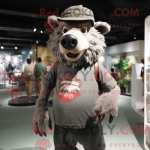 Wild Boar mascot costume...