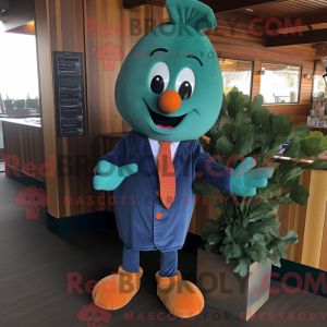 Postava maskota Teal Carrot...