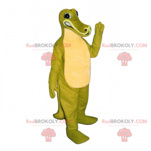 Mascote dinossauro de nariz comprido - Redbrokoly.com