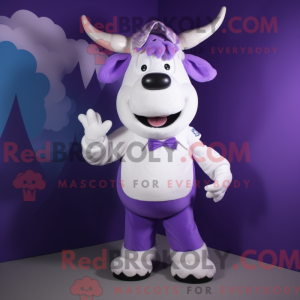Lavendel Bull maskot...