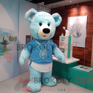 Sky Blue Irish Flag maskot...