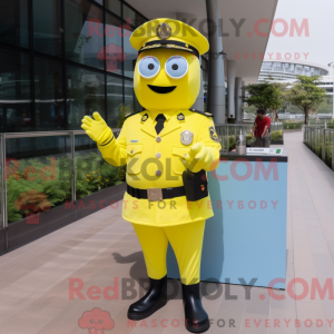 Lemon Yellow Police Officer...