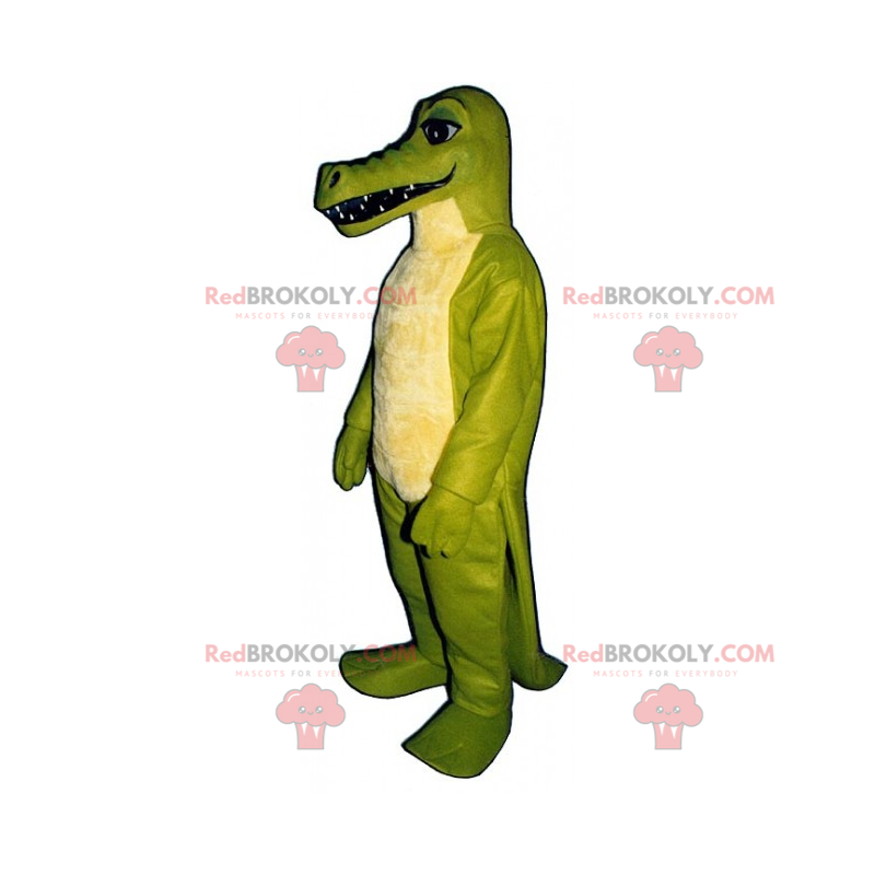 Langtænderdino-maskot - Redbrokoly.com