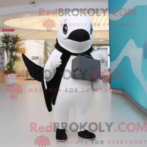 White Killer Whale maskot...