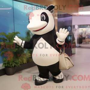 Personaggio mascotte bianco...