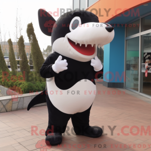 Personaggio mascotte bianco...