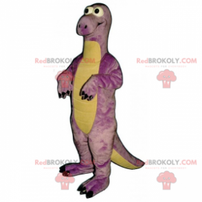 Dino-Maskottchen mit runden Augen - Redbrokoly.com
