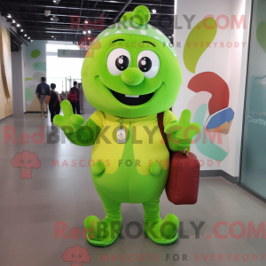 Disfraz de mascota de Lime...