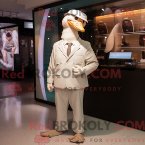 Costume mascotte de cygnes...