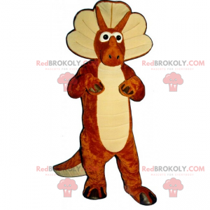 Mascote Dino triceratops - Redbrokoly.com