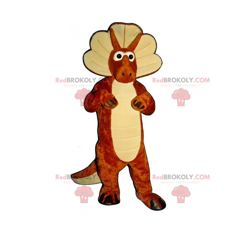 Dino triceratops maskot - Redbrokoly.com