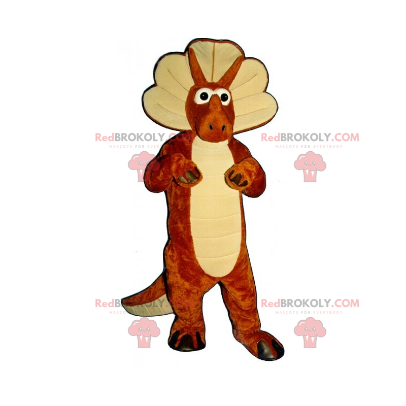 Dino Triceratops Maskottchen - Redbrokoly.com