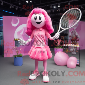 Pink tennisketcher...