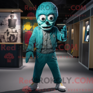 Postava maskota Teal Undead...