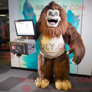 Costume de mascotte de yéti...