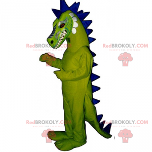 Mascote de dinossauro de crista longa - Redbrokoly.com