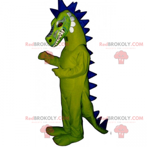 Mascotte met lange kuif dinosaurus - Redbrokoly.com