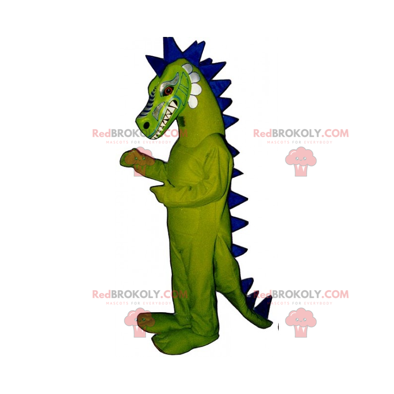 Long crest dinosaur mascot - Redbrokoly.com