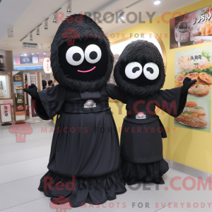 Black Ramen mascot costume...