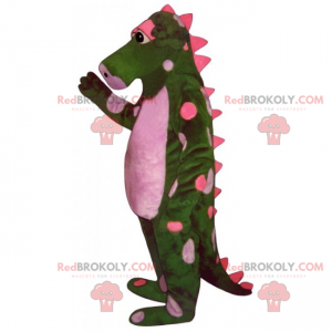 Dinosaur mascot polka dots - Redbrokoly.com