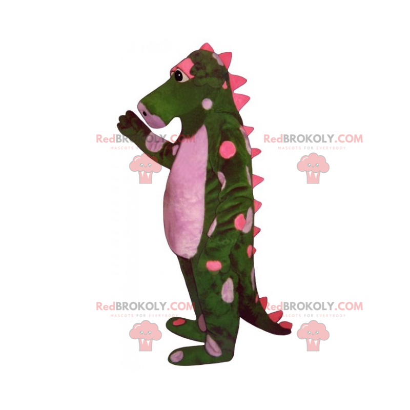 Dinosaurus mascotte stippen - Redbrokoly.com