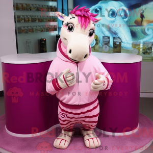 Costume mascotte de Quagga...