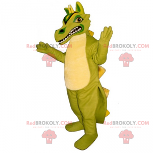 Mascota dinosaurio diente grande - Redbrokoly.com