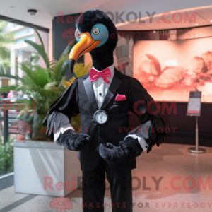 Máscara preta Flamingo com...