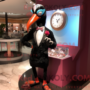 Máscara preta Flamingo com...