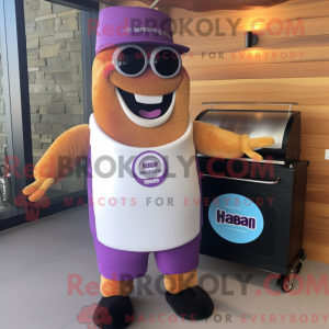 Lavender Bbq Ribs mascot...