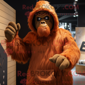 Rust Sasquatch mascot...