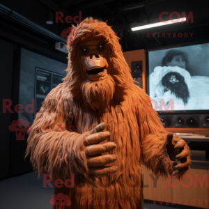 Rust Sasquatch maskot...