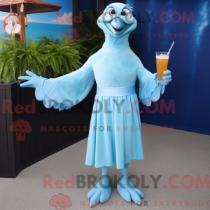 Disfraz de mascota Sky Blue...