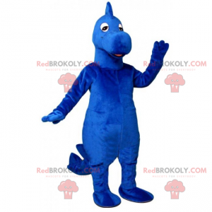 Mascotte di dinosauro blu - Redbrokoly.com