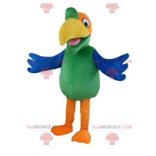 Mascotte de joli perroquet très coloré - Redbrokoly.com