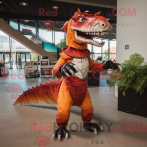 Rust Spinosaurus maskot...
