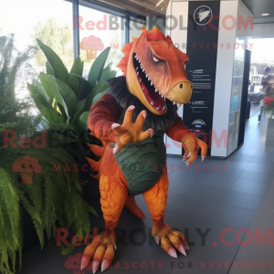Rust Spinosaurus maskot...