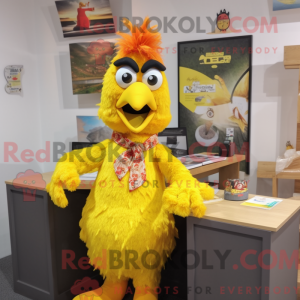 Mascotte de poulet Tandoori...